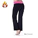 truactivewear Women's Pilates Bootcut Yoga pants with Contrast Waistband Plus
