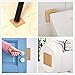 Self-Adhesive Cork Coasters Squares 40 Pcs, 4 x 4 Inch Mini Wall Cork Tiles Cork Backing Sheets for Coasters and DIY Crafts (40 Sheets Square)
