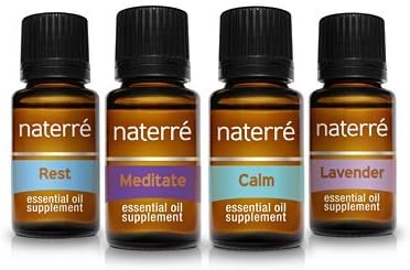 Naterre 100% Pure Essential Oil Kit - Relax Collection - 5ml, 4 pack