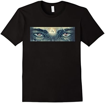 Mens Eyes on Fire / "Igni" T-Shirt Medium Black