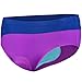 NOOYME Women Bike Underwear Gel 3D Padded Printed Design Bicycle Briefs Cycling Underwear Shorts (Medium, Purple-Blue)thumb 1