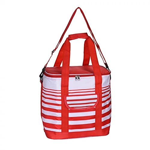 Original Organics Carry Cooler Bag 24 Litre Red Stripe