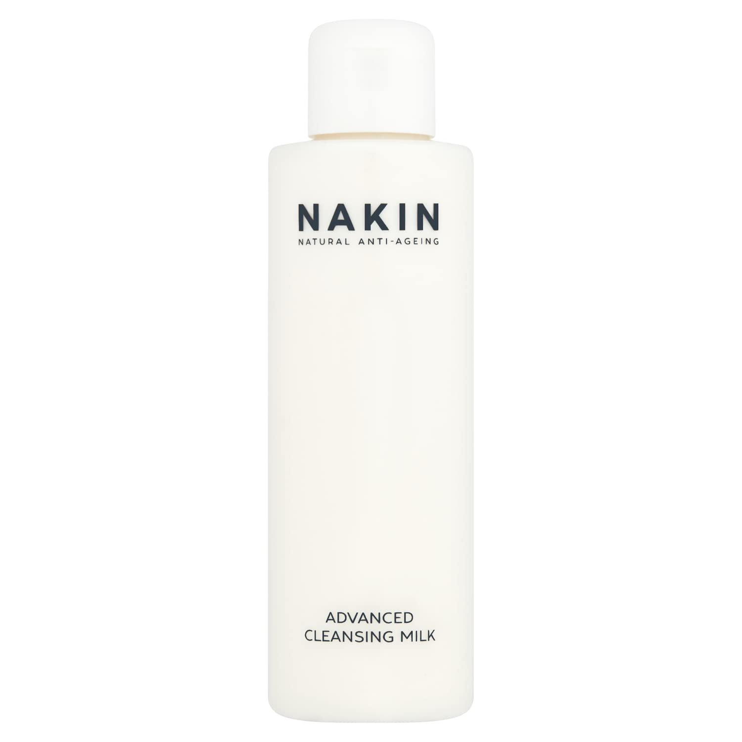 Nakin Advanced Cleansing Milk 150ml – Gentle Face Cleanser for Sensitive Skin, Hydrating Makeup Remover & Anti-Ageing Cleanser with Hyaluronic Acid, Vegan Natural Skincare UK