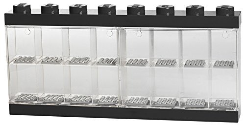 LEGO Mini Figia Display case / 16 Black, Large