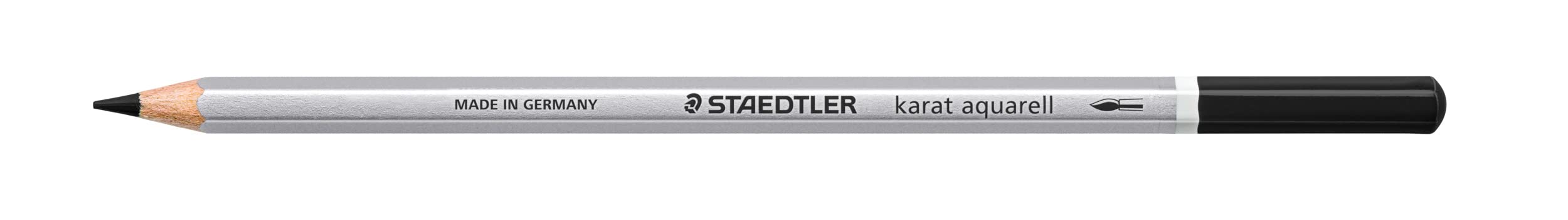 Staedtler Karat Aquarell 125-9 Professional Watercolour Pencils - Black (Pack of 6)