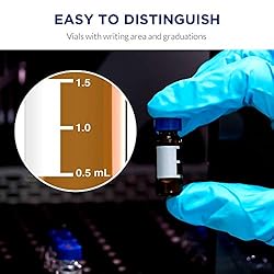 Autosampler Vials 2mL, HPLC/GC Sample Vials, with