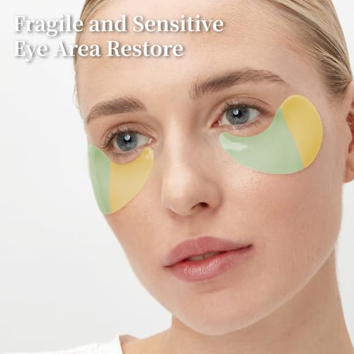 MISOLI GENTLE RELIEF UNDER EYE PATCHES | CALMING EYE TREATMENT GEL MASKS WITH 3-CICA COMPLEX & PANTHENOL | UNDER EYE MASKS FOR DARK CIRCLES AND PUFFINESS, UNDER EYE BAGS, WRINKLE CARE, MEN AND WOMEN