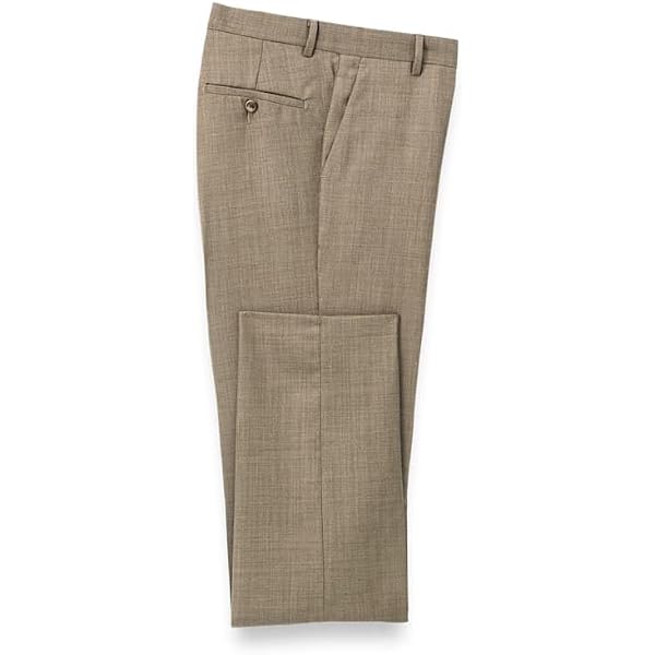 Haggar Comfort Luxe Pleated Front Men's Pants (32/30, Camel) at Amazon  Men's Clothing store
