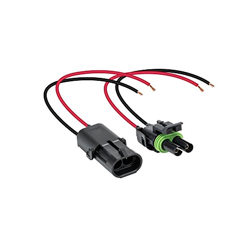 ONLINE LED STOREONLINE LED STORE True Mods 2-Wire Weather Pack Connector Kit Assembled with 10" 16 AWG Wires
