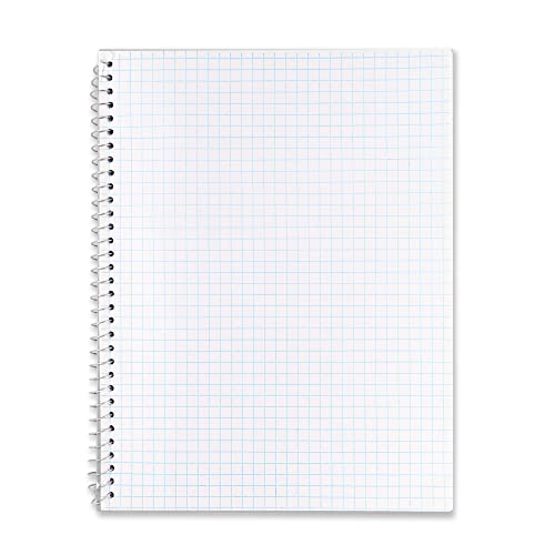 Emraw Graph Paper Notebook Quad Ruled Spiral Grid Notebook PACK Of 4