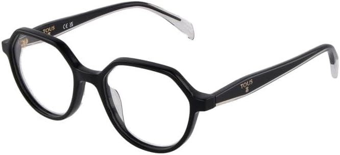 VTOB56L Occhiali, Shiny Black, 49 da donna, nero luccicante