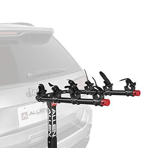 Allen Sports Deluxe 4Bike Hitch Mount Rack (2Inch Receiver) , Black