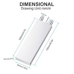 DIYhz Aluminum Water Cooling Block, Liquid Water