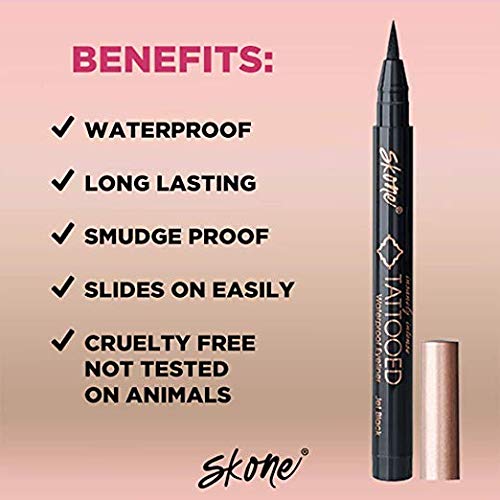 Skone Cosmetics Insanely Intense Tattooed liquid Eyeliner Felt Tip