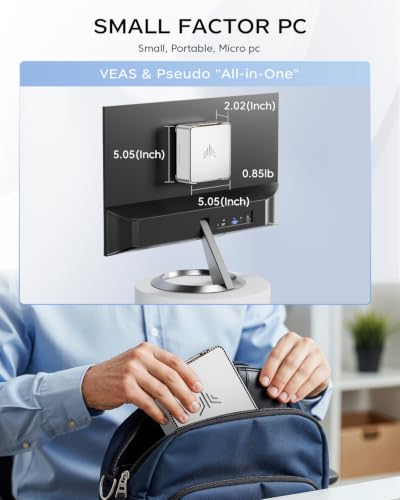 NiPoGi GK3 Plus Mini PC, Ïntel N5030(up to 3.10GHz, 4C/4T), 12GB LPDDR4 256GB M.2 SSD Mini Desktop Computer W-11 Pro for School/Home/Office, 2X HDMI, VGA, Triple 4K Screen, Dual WiFi.