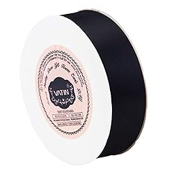VATIN 1 inch Double Faced Polyester Satin Ribbon