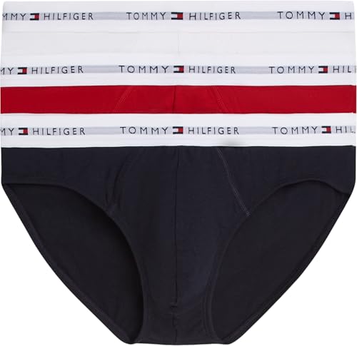 Slip da Uomo 3P UM0UM03875, Rosso (TH Wht/Med Red/Dsrt Sky), M