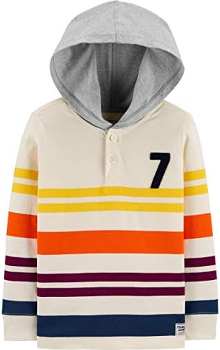 OshKosh B’Gosh Baby Boys’ Hooded Rugby Top