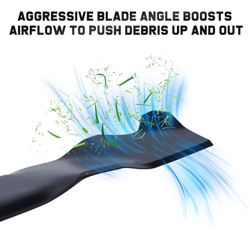 Grasscool 942-0741A 21 inch Deck Troy Bilt Mower Mulching Blade Replacement | Fits TB110 TB240 TB230 TB130 TB200 TB130XP TB160 TB210 TB320 Push Lawn Tractor 742-0741A,Mulch Bagger Sharp Cuts Grass Gator