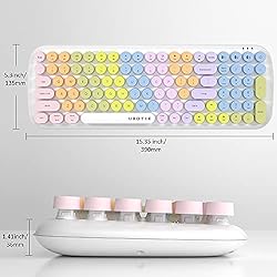 UBOTIE Colorful Bluetooth 100Keys