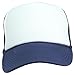 DALIX Two Tone Trucker Cap in Navy Blue and White Hat