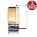 (3 Pack - Black) Samsung Galaxy S8 PET Screen Protector, FURgenie [Case-Friendly][3D coverage][No Bubble] PET HD Screen Protector Film for Samsung Galaxy S8