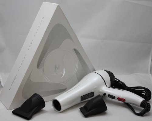 Herstyler Pro-Fusion Dryer â€“ Negative Ion Technology, Far Infrared Heat, Ergonomic Design â€“ Best Hair Dryer â€“ Professional Quality