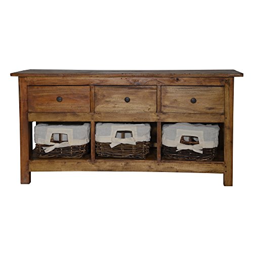 Cajoneras de madera rusticas Cajoneras