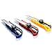 Pro Quality Utility Knife Box Cutter Set (3 Pack) - Heavy Duty Industrial Strength Cutters - Retractable Razor Blades