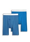 Jockey Men's Underwear Pouch Midway Brief - 2 Pack, blue, XL