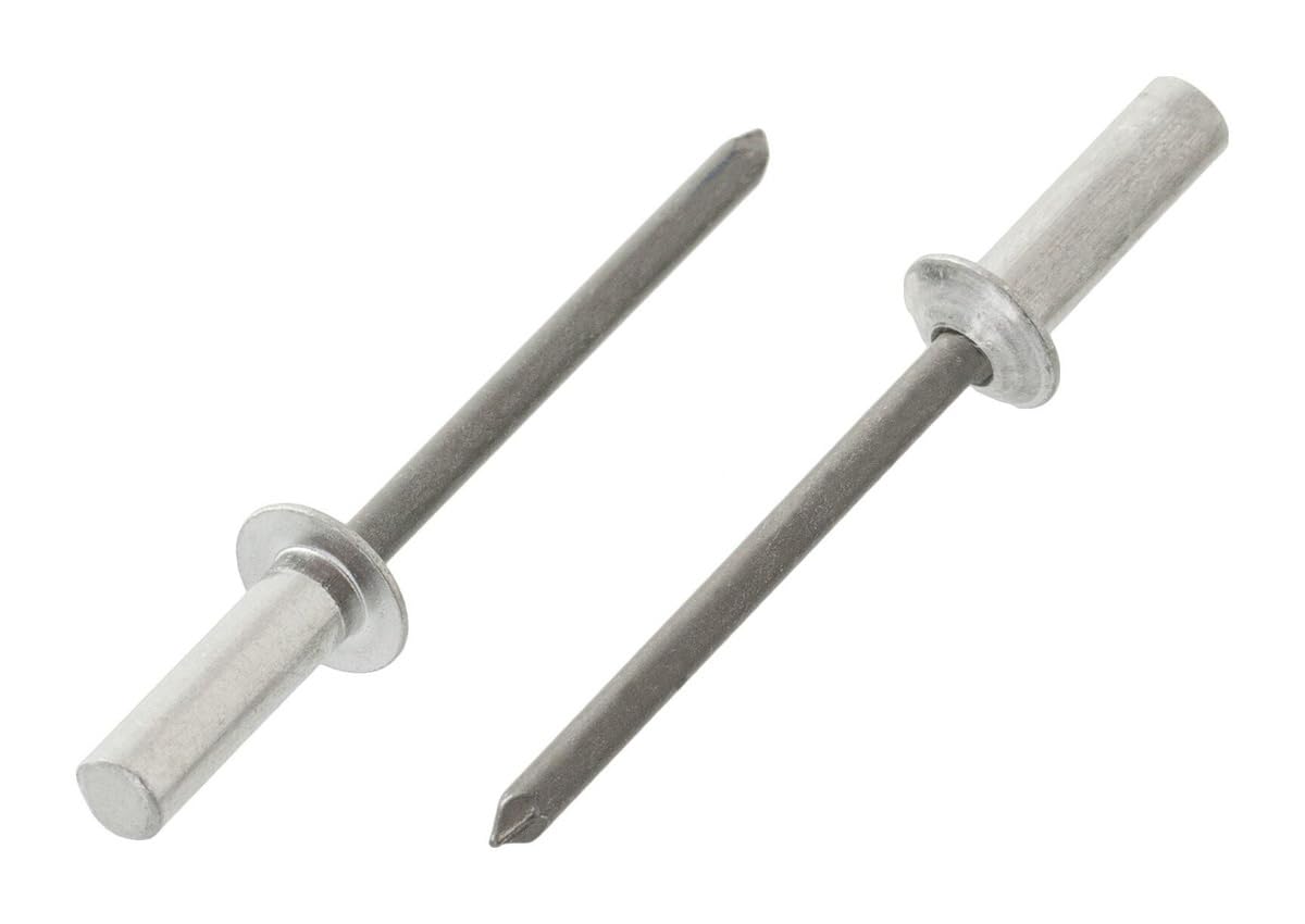 4.8mm x 21mm Aluminum-Steel Sealed Blind Pop Rivets Dome Head Alu/St ISO 15973 (Pack of 20) B08C