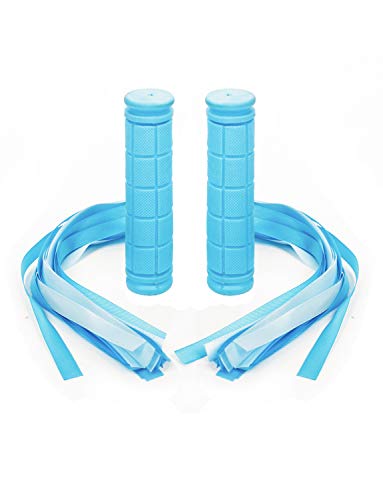 Sharlity Pack of 45 Bike Decoration Kit Bike Spoke Beads Mirror Bell Handlebar Grips Bicycle Streamers Tassel Ribbons for Boys Girls