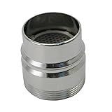 Plumb Pak PP28003 Faucet Aerator Adapter, for Use with Dishwashers with Large Snap-On Couplings, Chrome