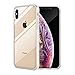 Clear Case for iphone Xs Max,Soft TPU Frame and Tempered Glass Back Double Protection Phone Cover for iPhone Xs Max (6.5 inch)