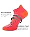 Blister Resist Light Running Socks low cut (L, 3-Pack Yellow/Orange/Pink)