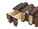 Y&Y Star Kongming Three side open Magic Wooden Box with Extra Secure Secret Drawer, Brown