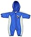 Kentucky Wildcats NCAA Baby Boys Hooded Windbreaker Coverall, Blue & Grey