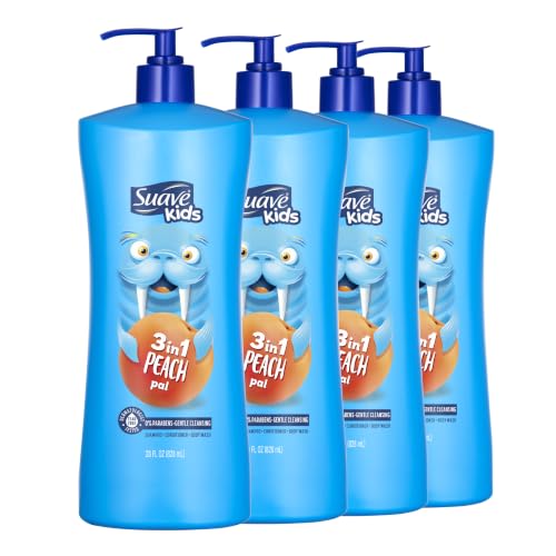 Suave Kids 3-in-1 Tear Free, Body Wash, Shampoo and Conditioners, Dermartologis…