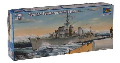 Trumpeter 1/700 German Zerstorer Z25 Destroyer 1944 Model Kit
