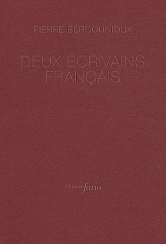 Deux écrivains français