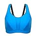 SYROKAN Women's Bounce Control Wirefree High Impact Full Figure Support Sports Bra