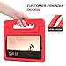 MoKo Case for Samsung Galaxy Tab A 8.0 2018 SM-T387, EVA Kids Shock Proof Convertible Handle Light Weight Protective Cover Compatible with Samsung Galaxy Tab A 8.0 Inch 2018 Release Tablet - Red