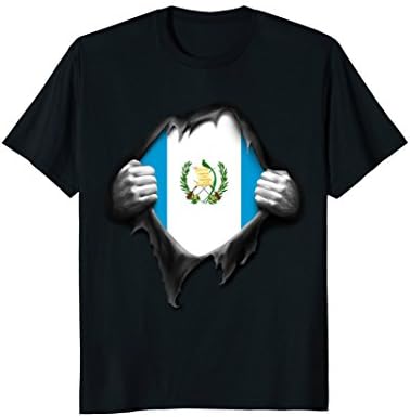 Mens Guatemala Flag Shirt. Proud Guatemalan XL Black