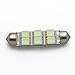 Partsam 6Pcs 6Smd Led Ice Blue 42Mm Festoon Rear Dome Light Bulbs 211-2 6413 For 2005-2013 Ford Escape