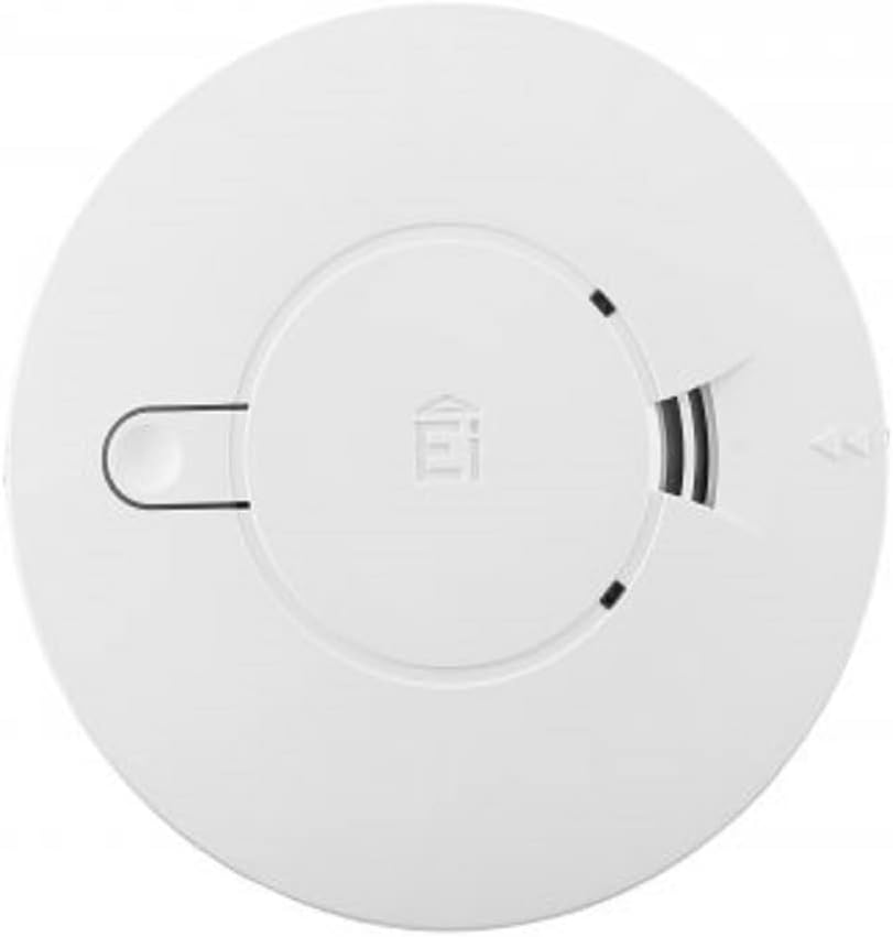 Aico Ei146e Smoke Alarm White Mains Powered 9V Battery Backup Optical