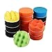 ZJchao 19pcs 3 inch Sponge Polishing Waxing Buff Pads Set Kit with M10 Drill Adapter for Car (3“ 19PCS)