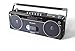 Milanix Portable Boombox Stereo Tape Cassette Player/Recorder with Bluetooth, USB, SD, AM/FM Radio and Headphone Jack- Graythumb 2