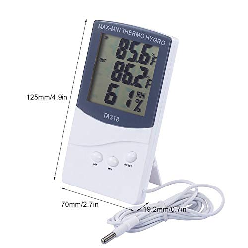 2 Outdoor+Thermometer+Hygrometer+Humidity+Temperature