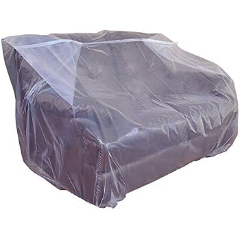 Large Sofa Couch Cover Patio Furniture Cover Heavy Duty Peva Waterproof Dustproof Sofa Storage Covers Clear Furniture Cover 6 6x9 8ft Plastic Chair Protector Covers For Moving And Long Term Clubcomercio Com Br