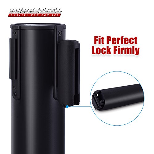 DuraSteel VIP Series Standard Rope Barriers 6 Pcs Set Heavy Duty